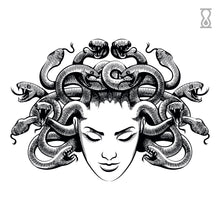 Medusa Semi-Permanent Tattoo 4 in x 4 in