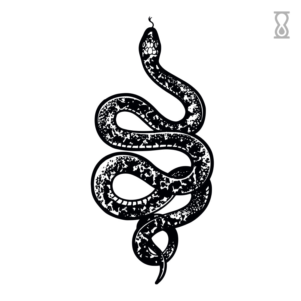 Snake Semi-Permanent Tattoo 2 in x 3 in