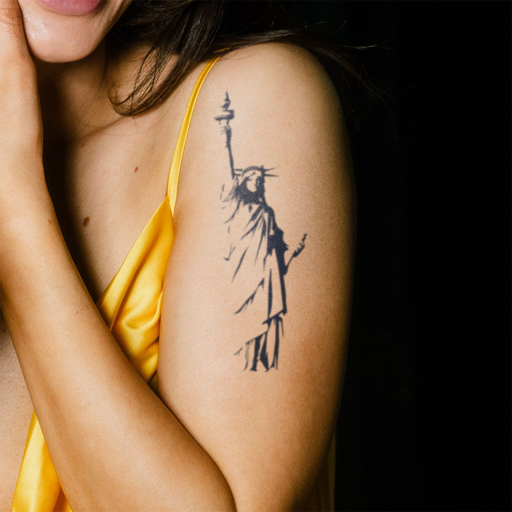 Statue of Liberty Semi-Permanent Tattoo 4 in x 6 in