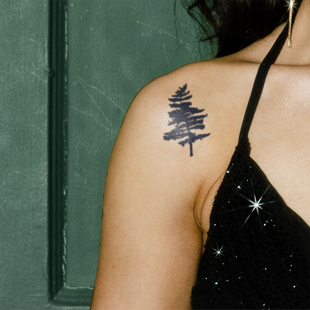 Tree Semi-Permanent Tattoo 2 in x 2 in