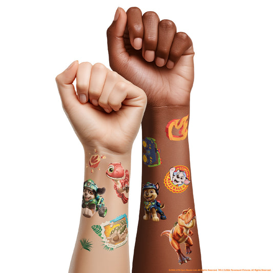 Paw Patrol Dino Movie Party Pack Temporary Tattoos - 4 Sheets