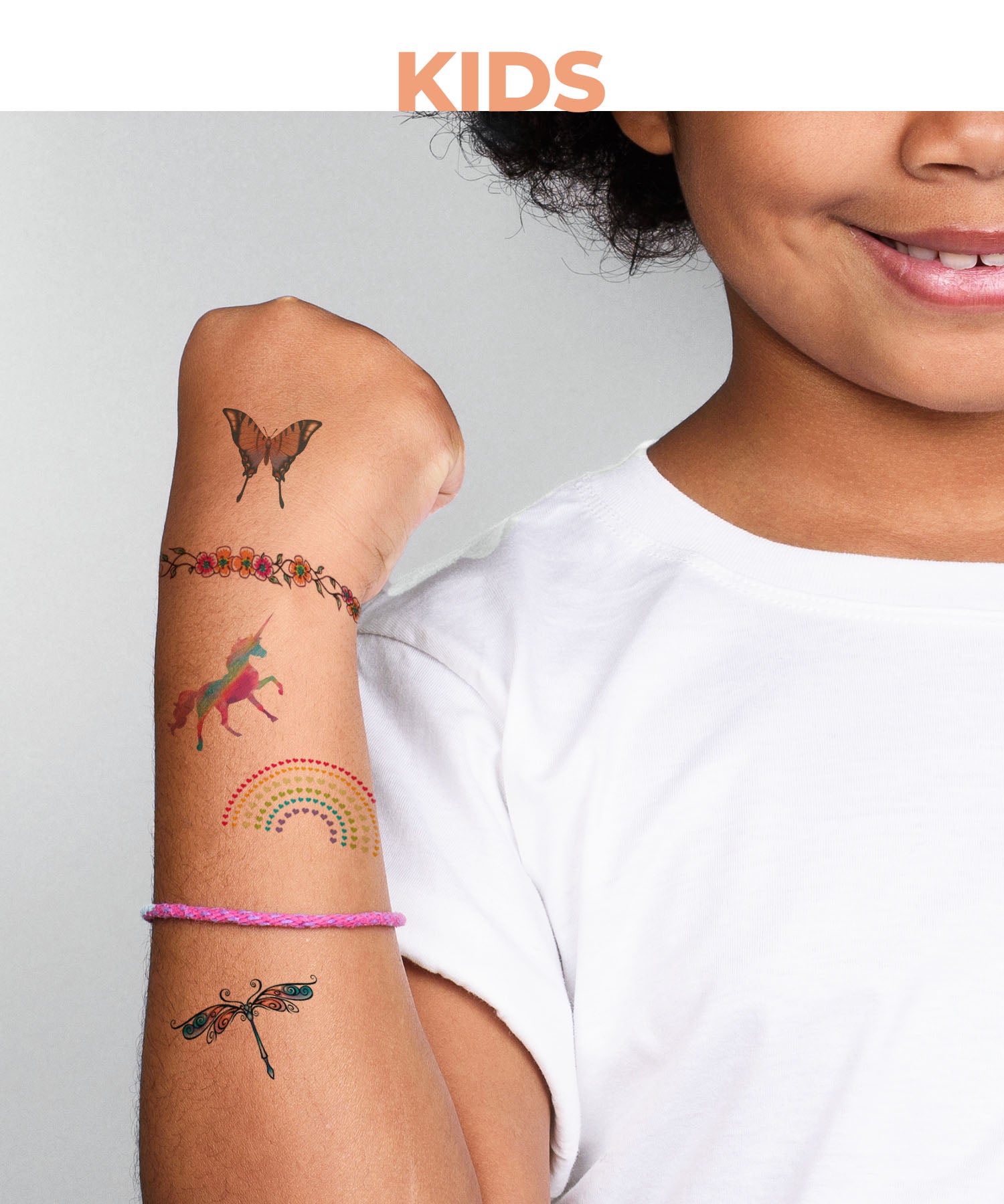Kids temporary tattoos