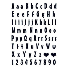 Black Letter Temporary Tattoos 5 in x 7 in