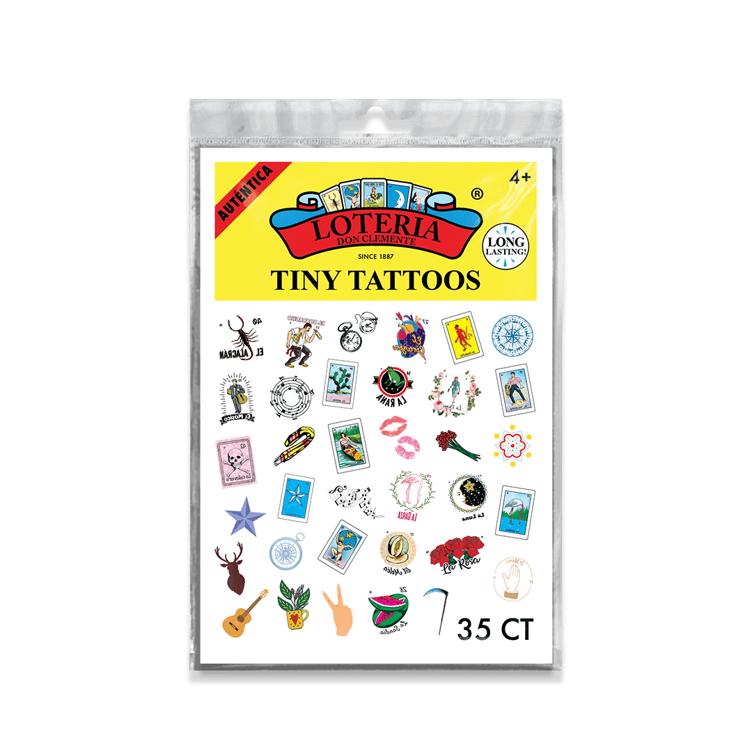 Loteria Bravo Tiny Tattoo 35pc Variety Pack