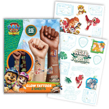 Paw Patrol Dino Glow-in-the-dark Tattoos