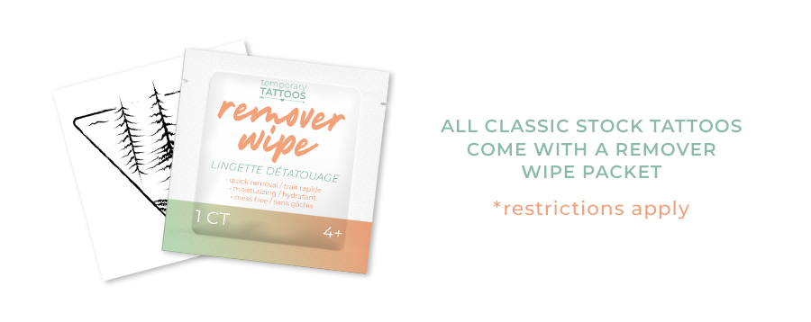 Remover wipe packet