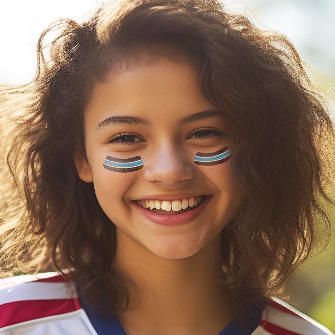 Spirit Eyeblack Temporary Tattoos - Blue