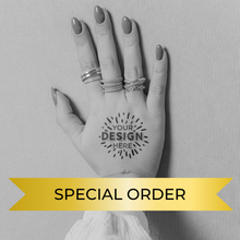Custom Tattoo 2 in x 2 in - 1000 QTY