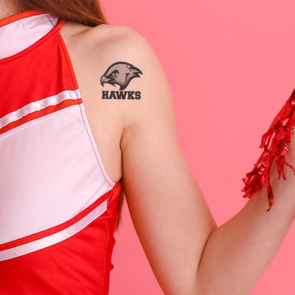 Hawks Temporary Tattoo 2 in x 2 in