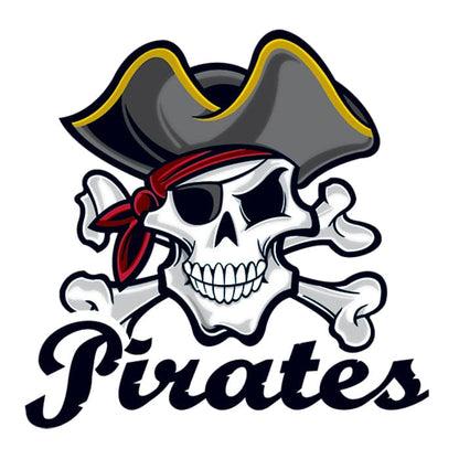 Pirates Temporary Tattoo 2 in x 2 in