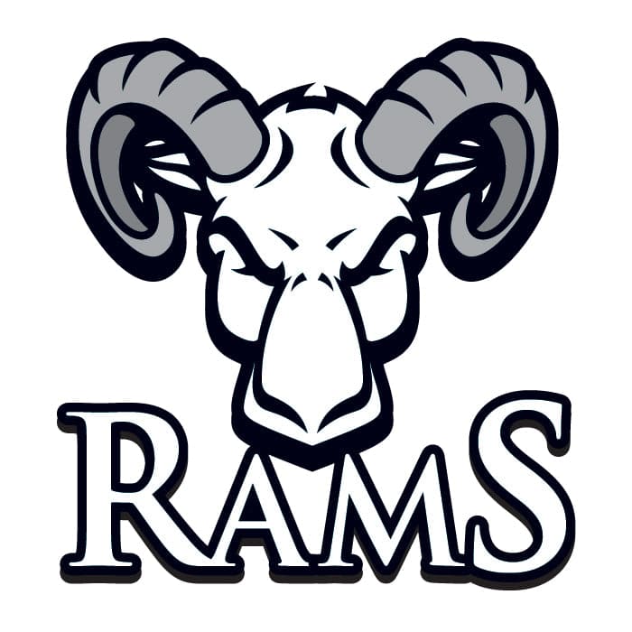 Rams Temporary Tattoo 2 in x 2 in