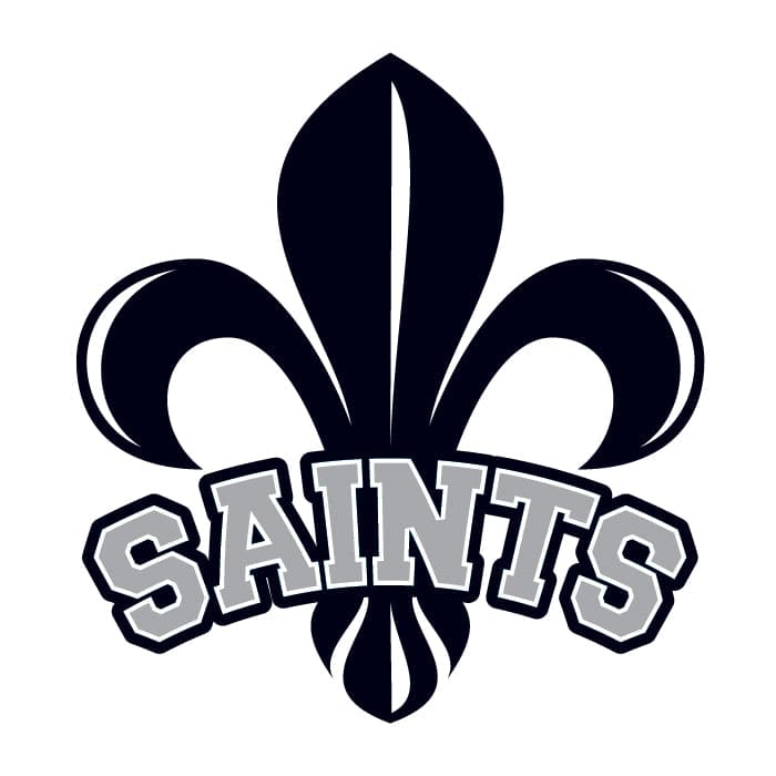 Saints Temporary Tattoo 2 in x 2 in