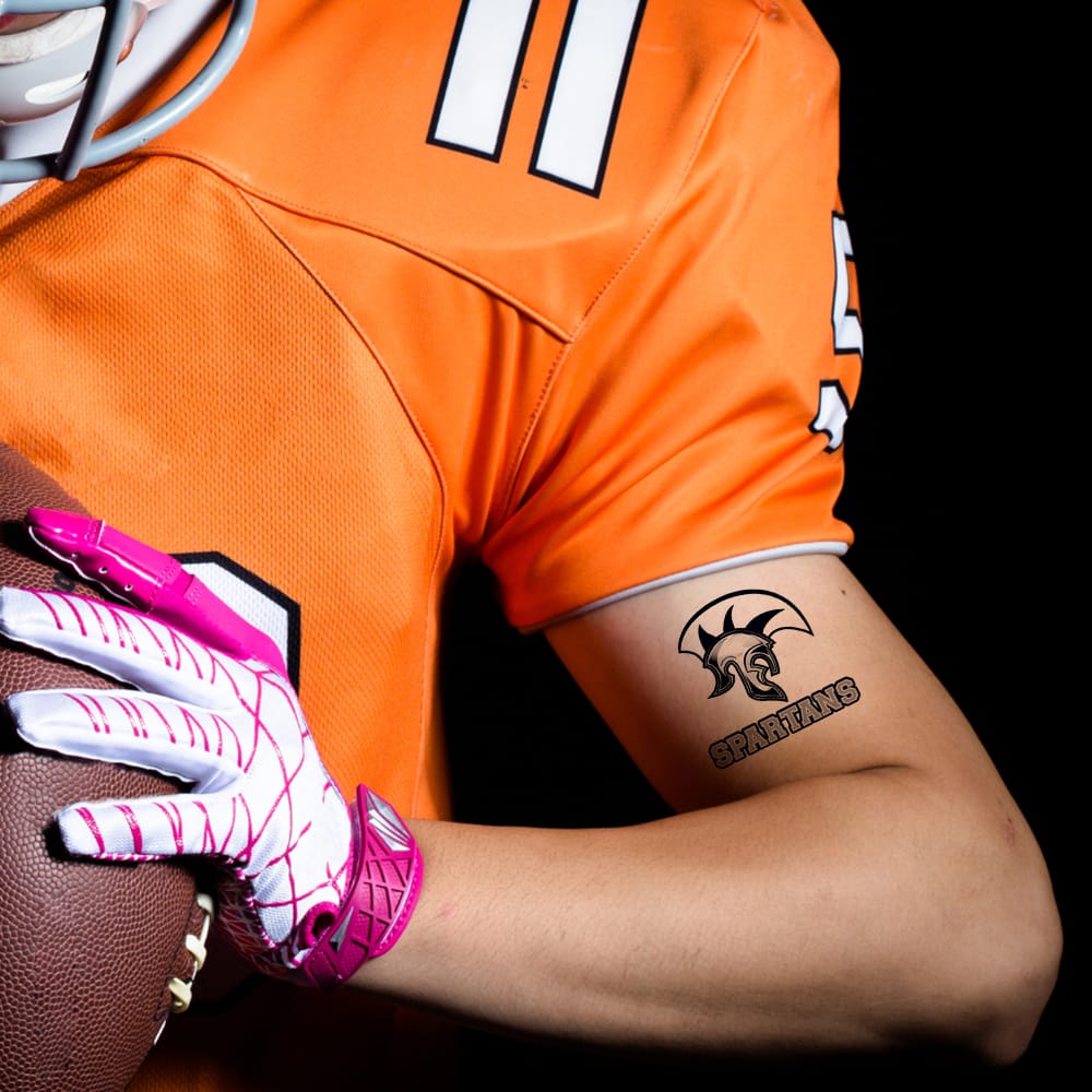 Spartans Temporary Tattoo 2 in x 2 in
