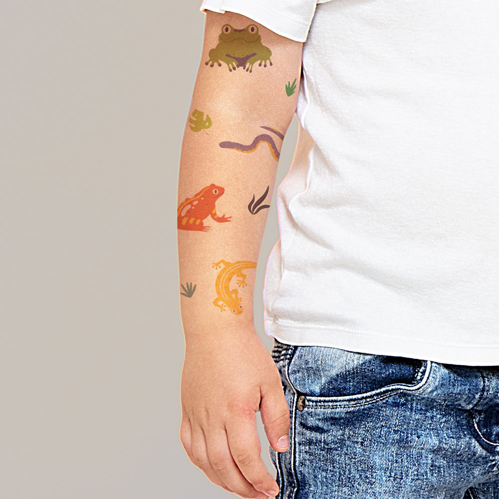 Frog and More Tattoo Sheet 4 in x 6 in