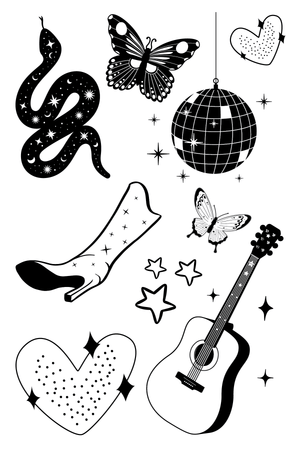 Concert Musts Tattoo Sheet