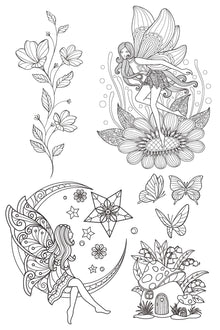 Fairy Tattoo Sheet 4 in x 6 in