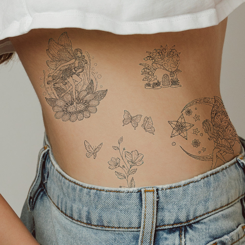 Fairy Tattoo Sheet 4 in x 6 in