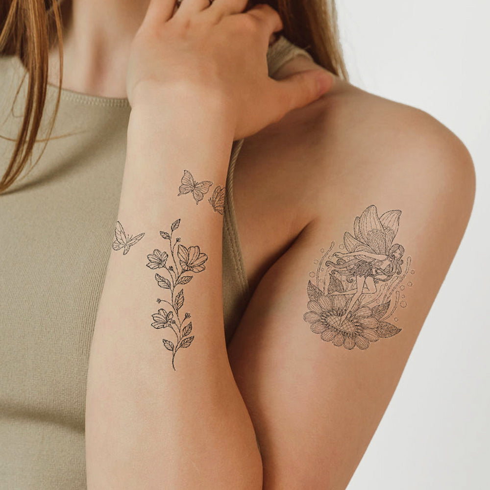 Fairy Tattoo Sheet 4 in x 6 in