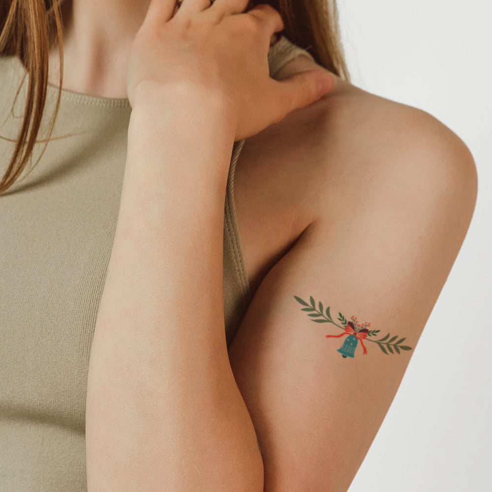 Elf on the Shelve Christmas Tattoos 4 in x 6 in