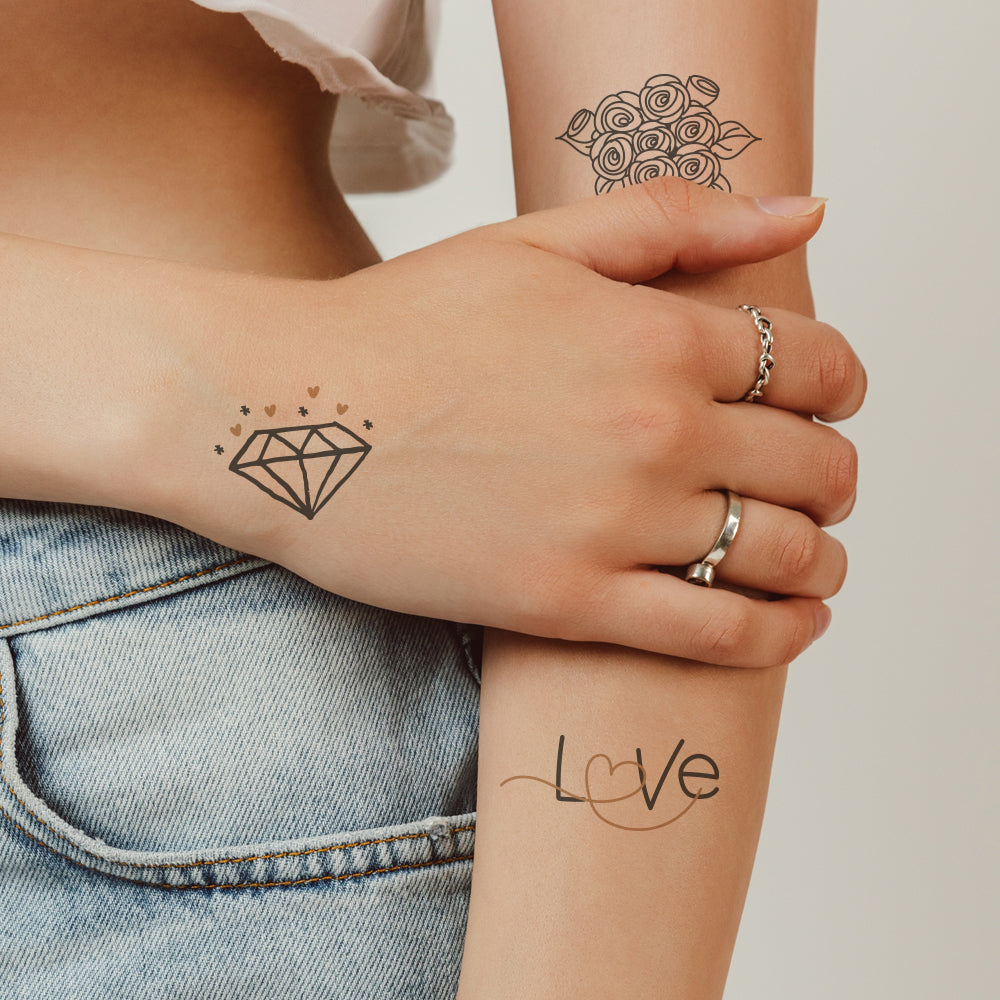 Wedding Day Tattoos 4 in x 6 in
