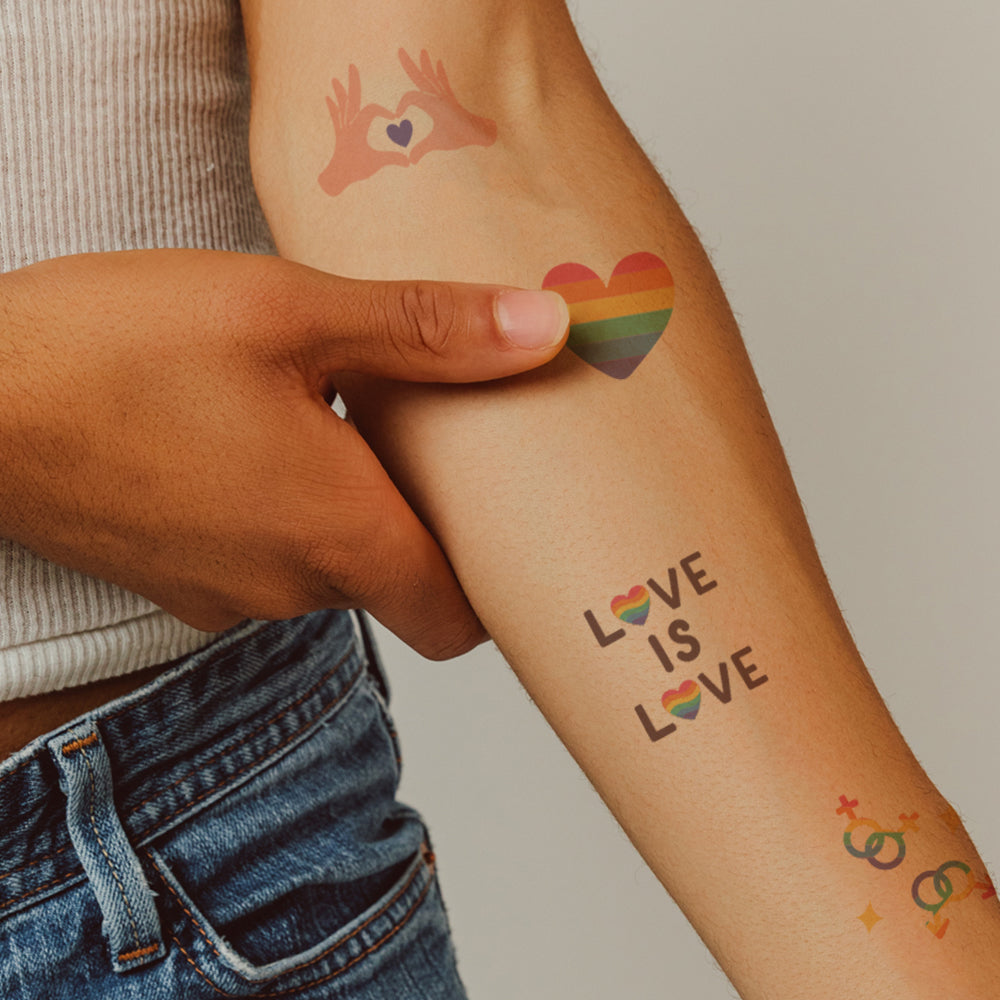 Pride Tattoos 4 in x 6 in