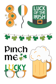 St Patrick's Day Tattoos 4 in x 6 in