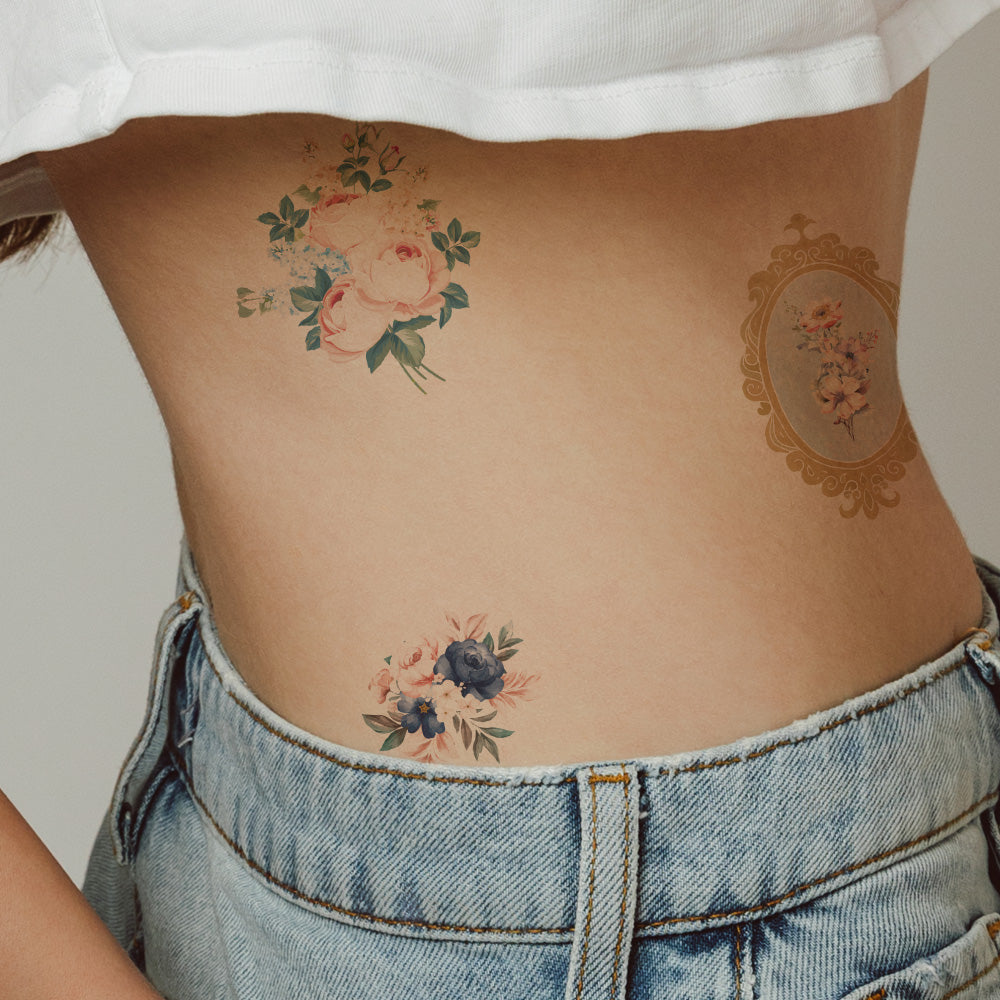 Rococo Flowers 4 in x 6 in
