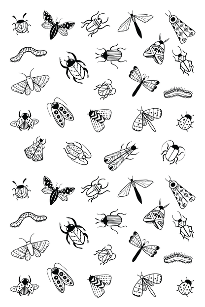 Tiny Bug Tattoos 26 in x 6 in