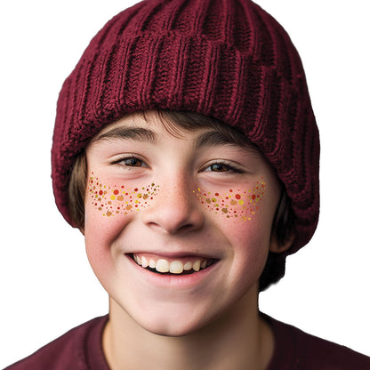 Thanksgiving Freckle Temporary Tattoos Party Pack 8 Tattoos Assortment