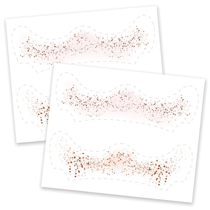 Natural Vibes Freckle Temporary Tattoos  Party Pack 6 Tattoos Assortment