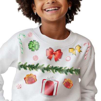 Ugly Sweater Tattees Classic Christmas 50 Pcs Assortment