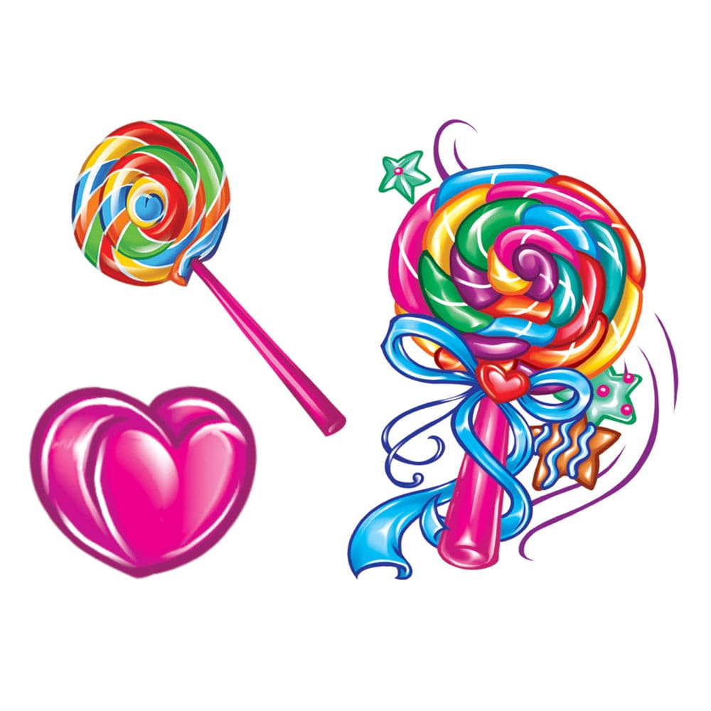 Sweet Shop Lollipop Temporary Tattoo