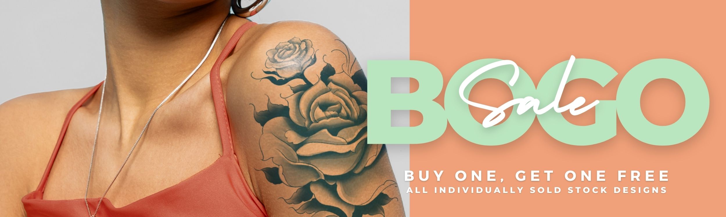 Labor Day temporary tattoo sale