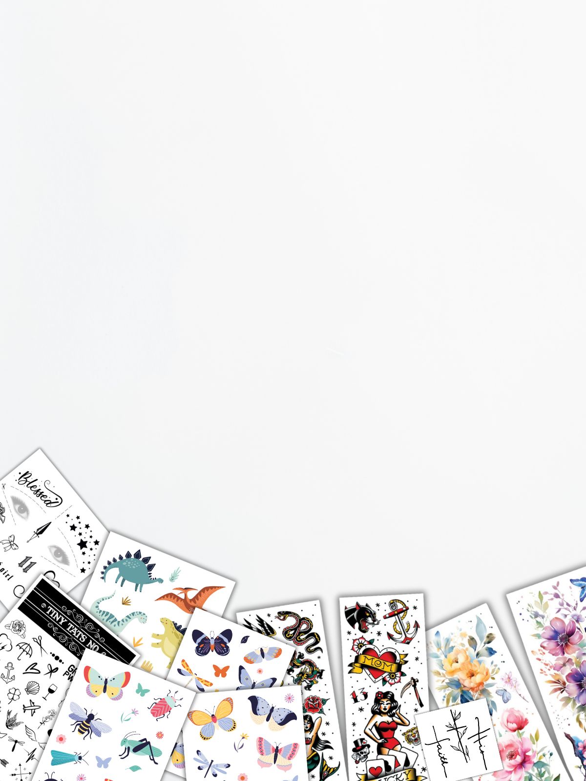 Stock temporary tattoo designs