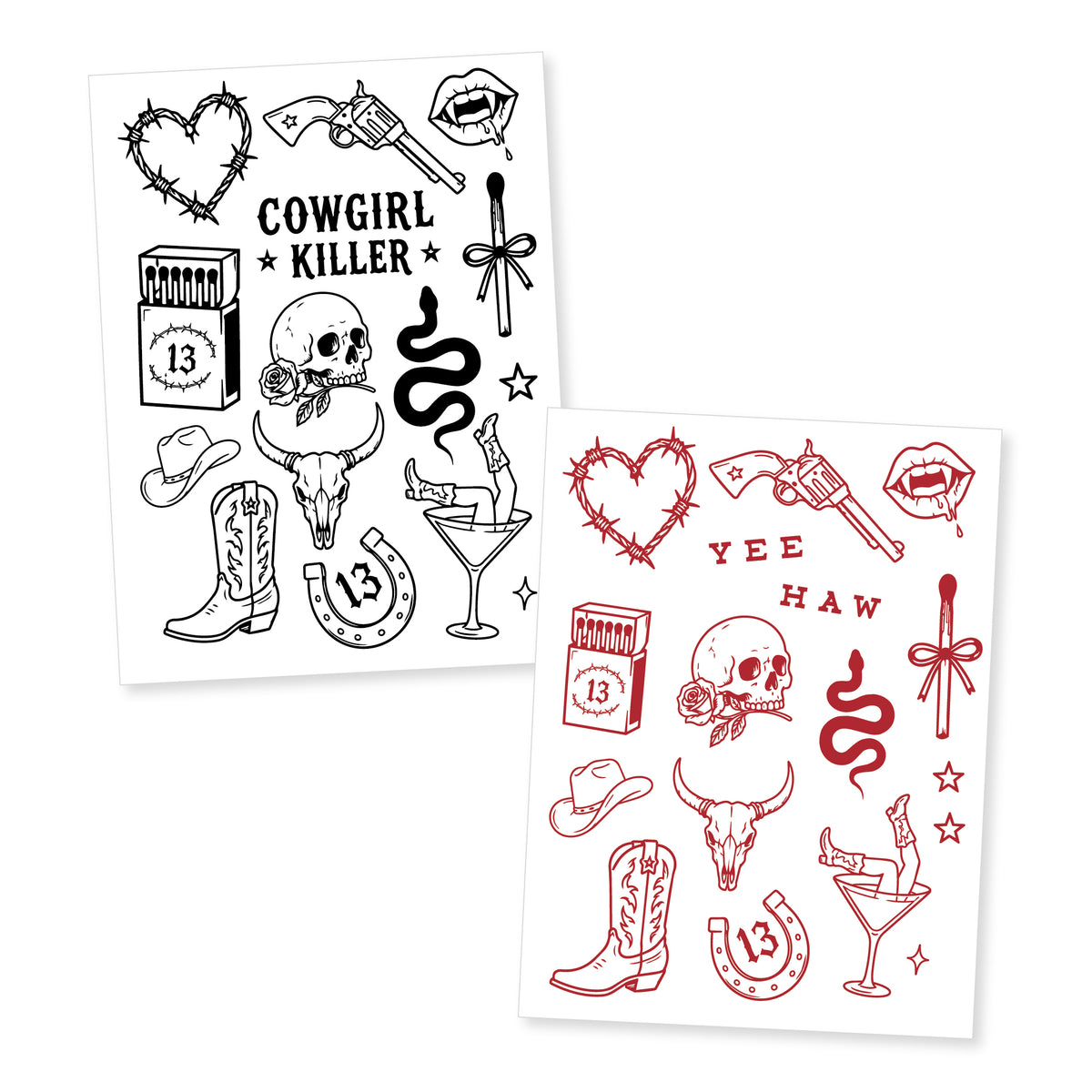 Cowgirl Killer Flash Sheets