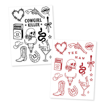 Cowgirl Killer Flash Sheets