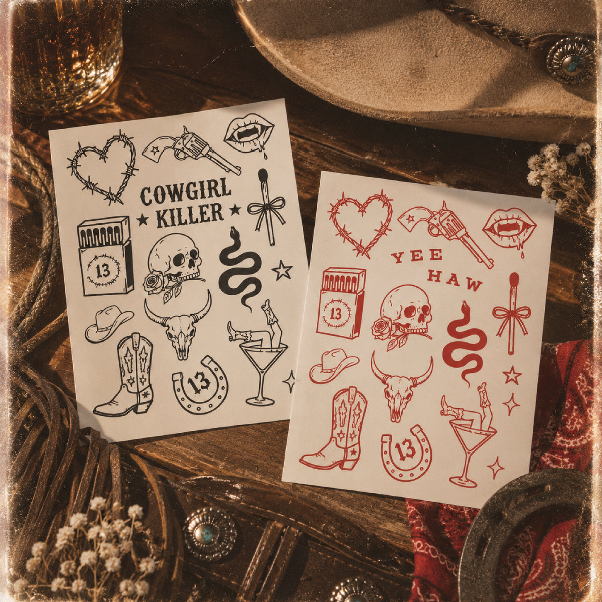 Cowgirl Killer Flash Sheets