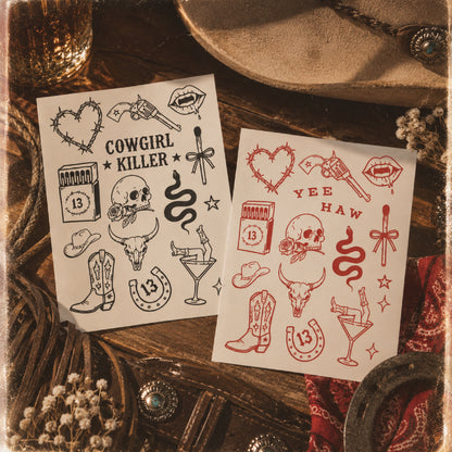 Cowgirl Killer Flash Sheets