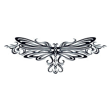 Tribal Dragonfly Tribal Temporary Tattoo 3.5 in x 2.5 in