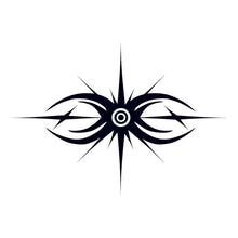 Tribal Sun and Moon Temporary Tattoo 3.5 in x 2.5 in