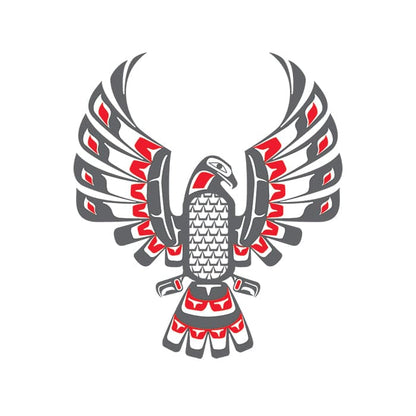 Haida Eagle Temporary Tattoo 3.5 in x 2.5 in