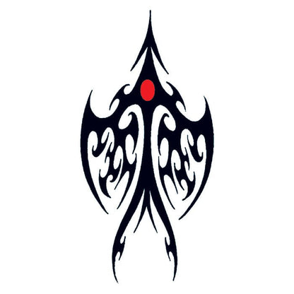 Tribal Arrow Design Temporary Tattoo 3.5 in x 2.5 in