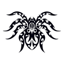 Tribal Spider Temporary Tattoo 3.5 in x 2.5 in