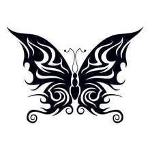 Tribal Bold Butterfly Temporary Tattoo 3.5 in x 2.5 in