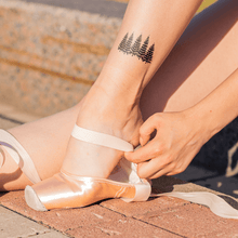 Group of Pine Trees Temporary Tattoo 4 in x 3 in