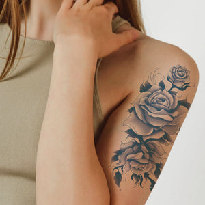 Classic Blue Roses Sleeve