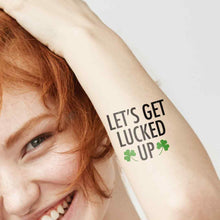 St Patrick's Day Party Theme Temporary Tattoo 3 in x 3 in