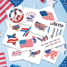 4th of July Temporary Tattoo 30-Pack