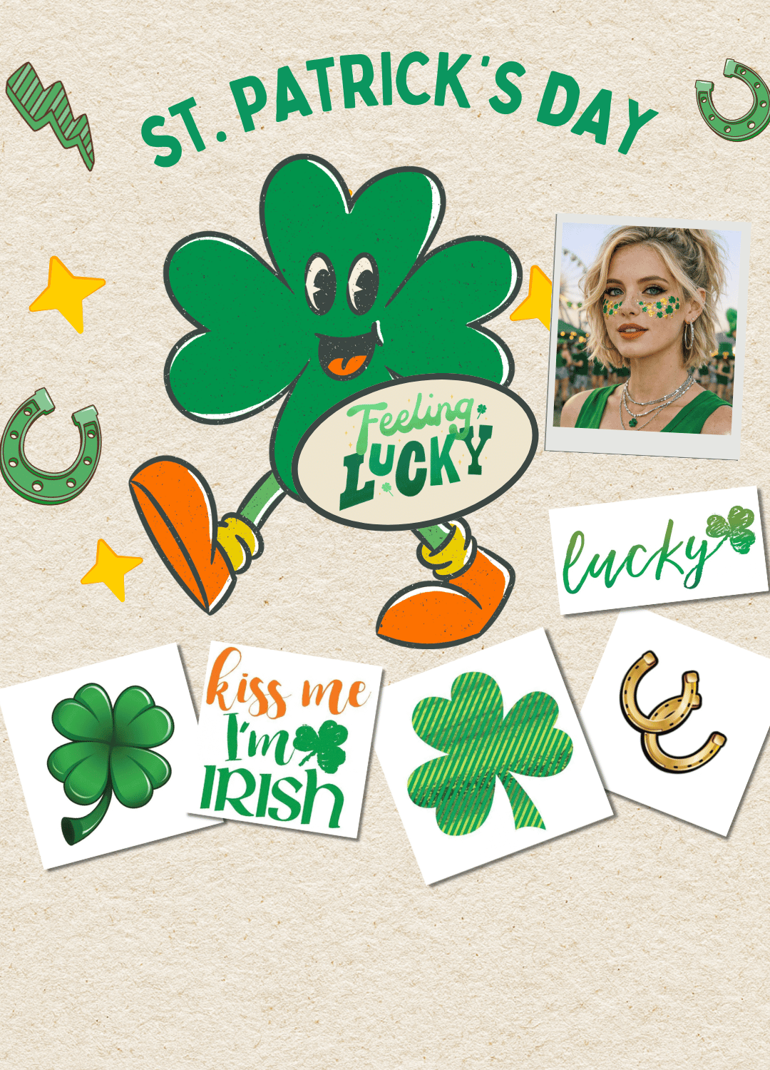 St Patrick's Day Temporary Tattoos