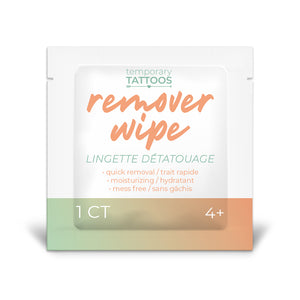 Tattoo Gone Wipes™ Temporary Tattoo Removal Wipe
